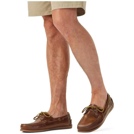 RM WILLIAMS Islet Moccasin Boat Shoes - Men's - Tan