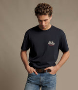 RM Williams Kandos t-shirt - Navy, product view 3