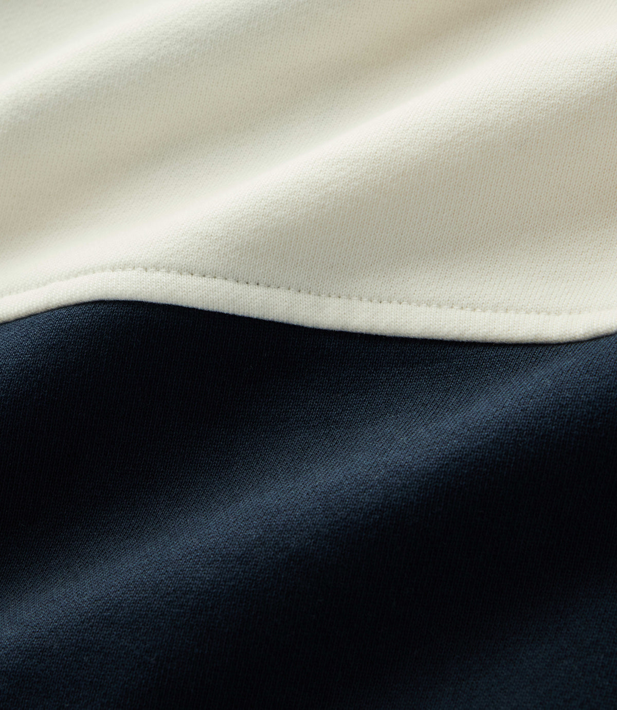 RM Williams Heritage panel quarter-zip - Navy, product view 6