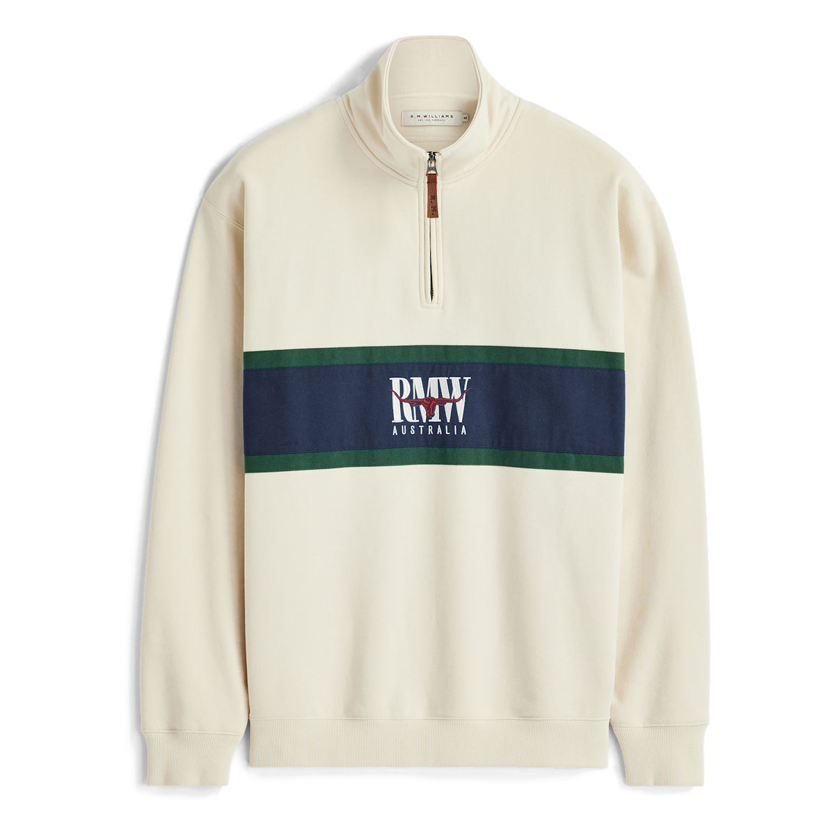 RM Williams Classic R.M.W. quarter-zip - Ecru
