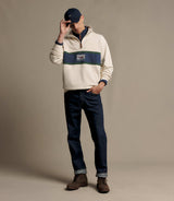 RM Williams Classic R.M.W. quarter-zip - Ecru, product view 2