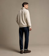 RM Williams Classic R.M.W. quarter-zip - Ecru, product view 5