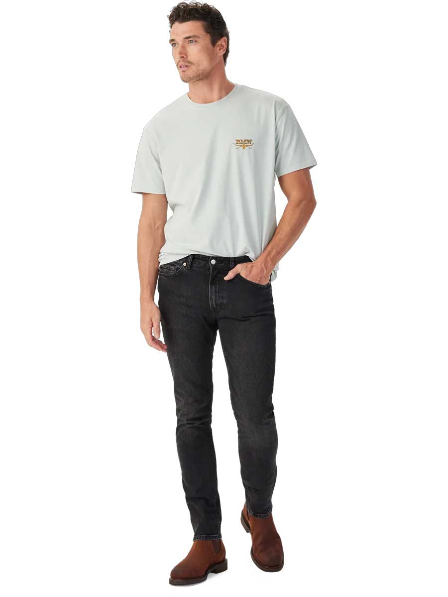 RM WILLIAMS Louth T-Shirt - Men's Crew Neck - Salt