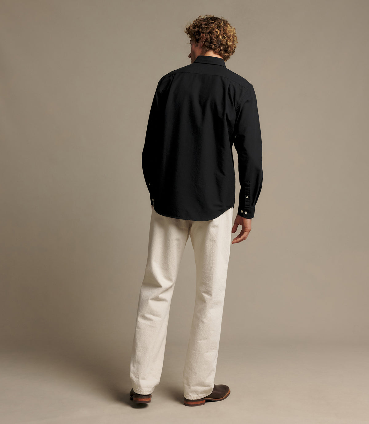 RM Williams Clapton Oxford Shirt in Black - view 5