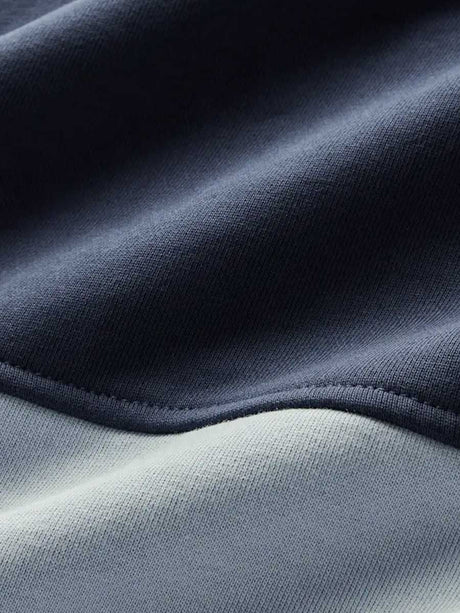RM Williams Men's Heritage Panel Quarter-Zip Sweatshirt - Sky