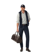 RM Williams Newland Poplin Check Shirt in Moss - view 2