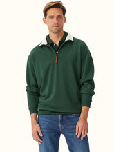 Load image into Gallery viewer, RM WILLIAMS Mulyungarie Quarter Zip Fleece - Men&#39;s - Bottle Green
