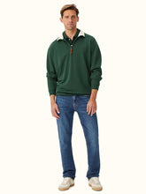 Load image into Gallery viewer, RM WILLIAMS Mulyungarie Quarter Zip Fleece - Men&#39;s - Bottle Green
