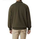RM WILLIAMS Mulyungarie Quarter Zip Fleece - Men's - Fatigue Olive