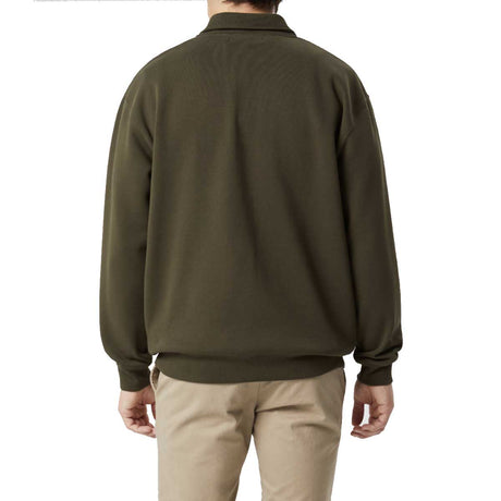 RM WILLIAMS Mulyungarie Quarter Zip Fleece - Men's - Fatigue Olive