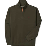 RM WILLIAMS Mulyungarie Quarter Zip Fleece - Men's - Fatigue Olive