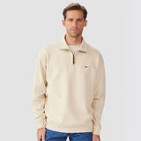RM WILLIAMS Mulyungarie Quarter Zip Fleece - Men's - Sand