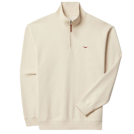 RM WILLIAMS Mulyungarie Quarter Zip Fleece - Men's - Sand