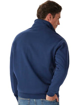 RM WILLIAMS Mulyungarie Quarter Zip Fleece - Men's - Vintage Blue