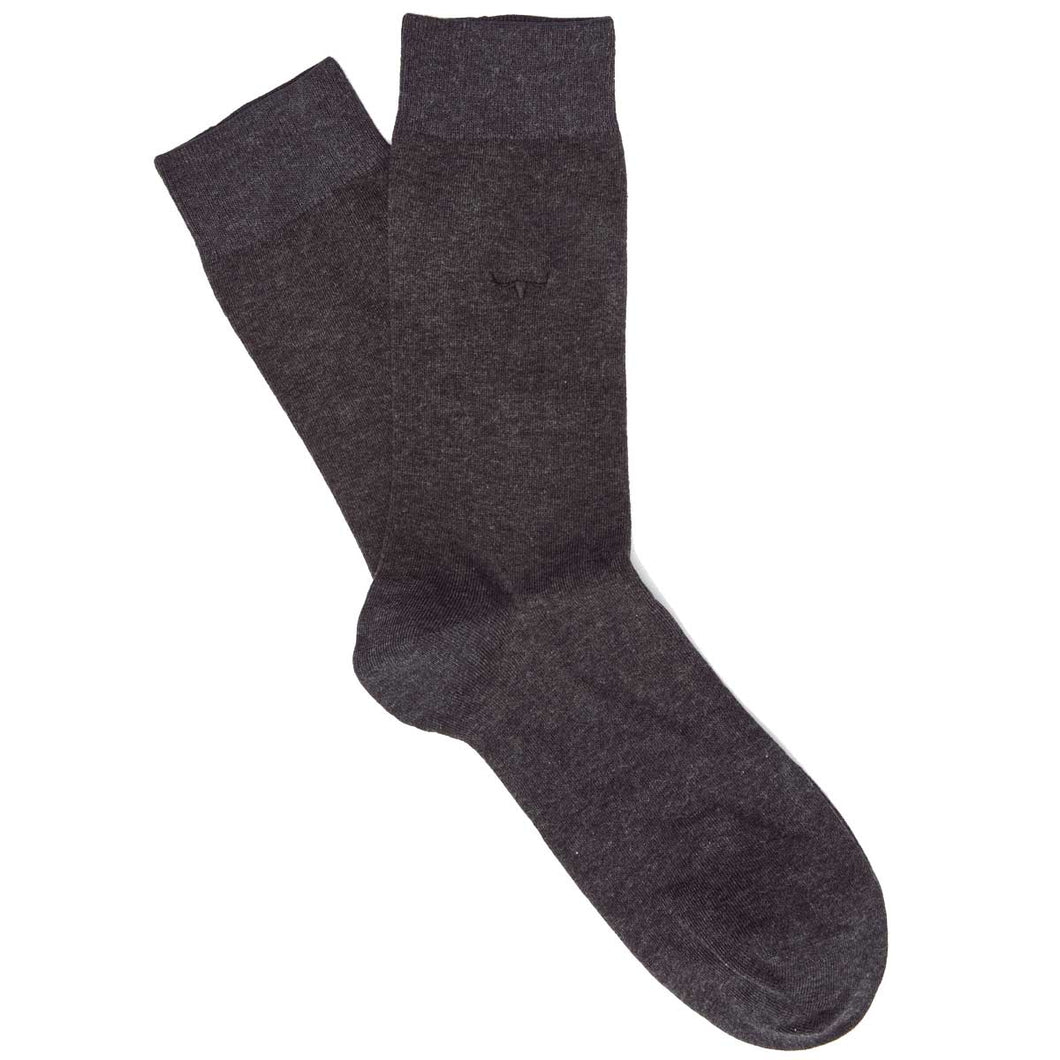 RM WILLIAMS Nelson Men's Cotton Socks - Dark Grey