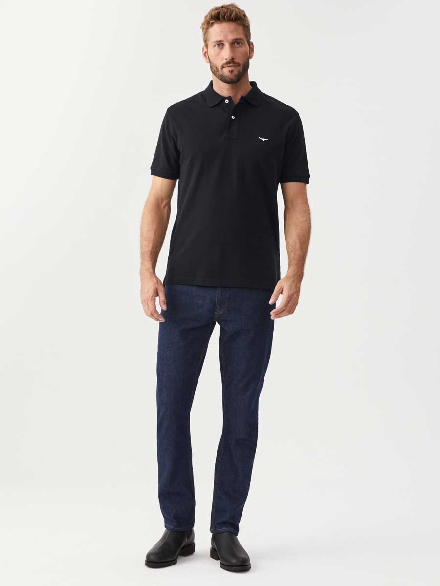 RM WILLIAMS Rod Polo Shirt - Men's - Navy