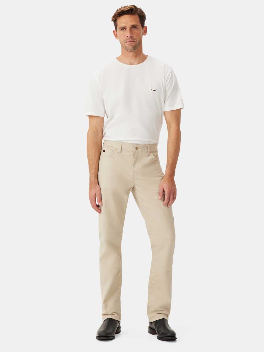 RM WILLIAMS Ramco 5 Pocket Jeans - Men's - Bone