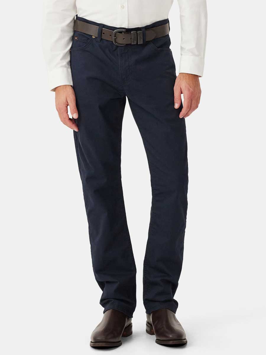 RM WILLIAMS Ramco 5 Pocket Jeans - Men's - Navy