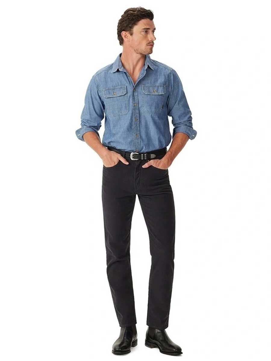 RM WILLIAMS Ramco Moleskin Jeans - Mens - Ink