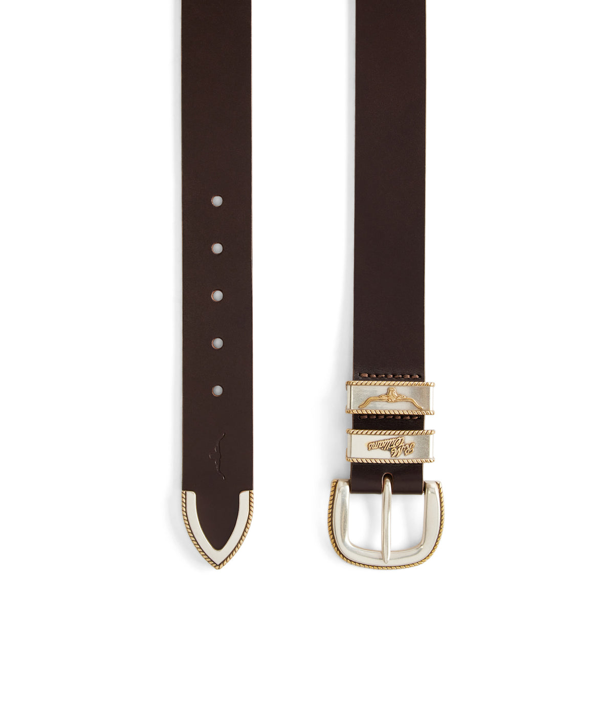 RM Williams Rope Drover Belt in Chestnut - view 3