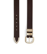RM Williams Rope Drover Belt in Chestnut - view 3