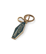 RM Williams Rope Logo Enamel Keyring in Pine - view 4