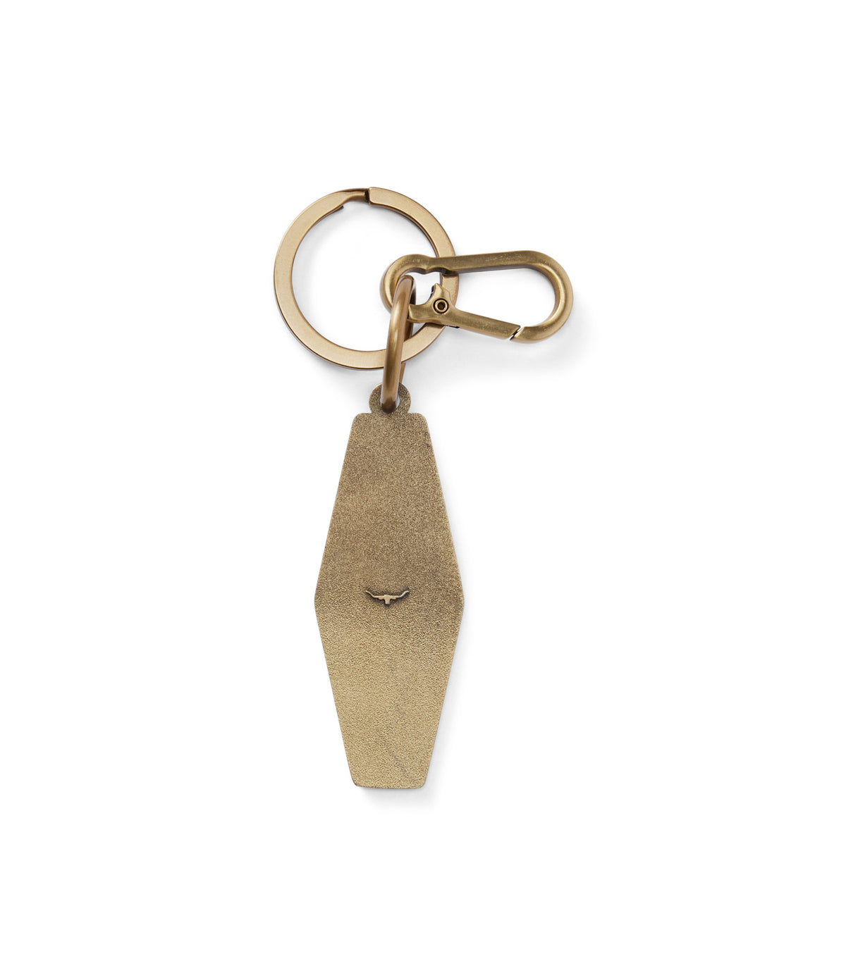 RM Williams Rope Logo Enamel Keyring in Pine - view 2