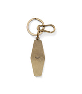 RM Williams Rope Logo Enamel Keyring in Pine - view 2