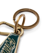 RM Williams Rope Logo Enamel Keyring in Pine - view 3