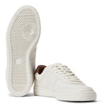 RM Williams Men's Sandbar Leather Trainers - White, rubber outsole