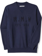 Load image into Gallery viewer, RM WILLIAMS Stencil Crew Neck Jumper - Men&#39;s - Midnight
