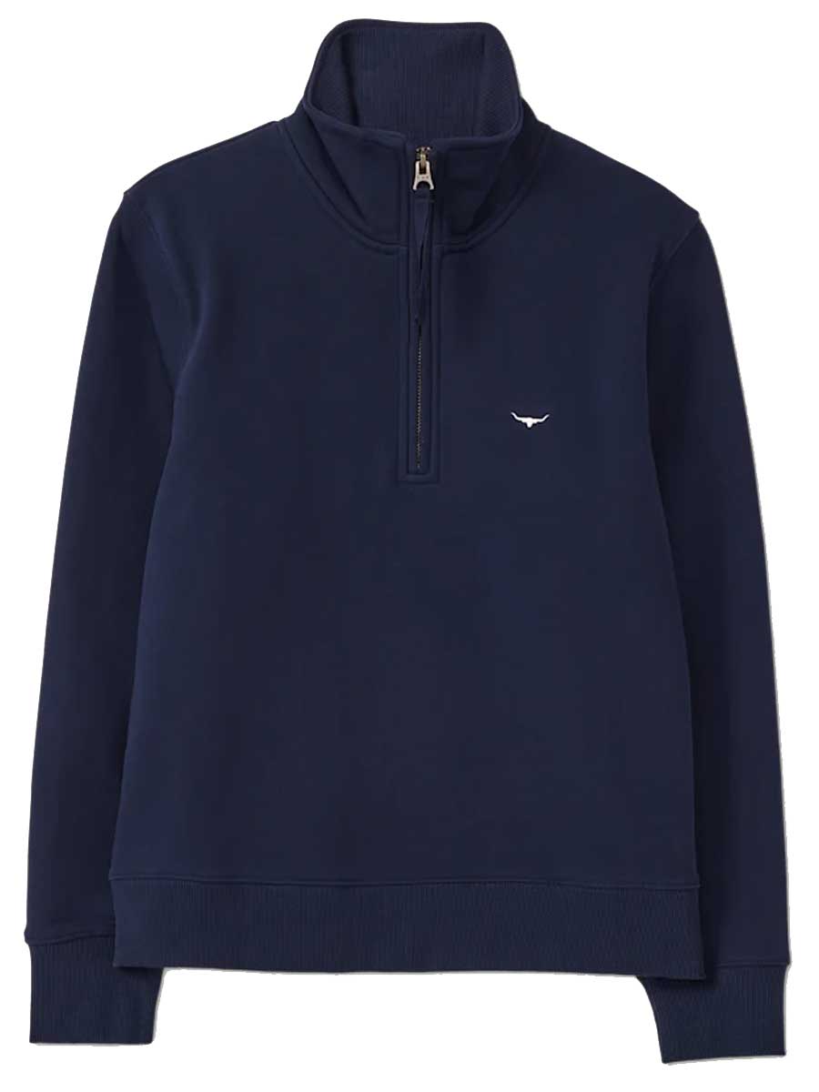 RM WILLIAMS Trickett Quarter Zip Sweatshirt - Women's - Navy