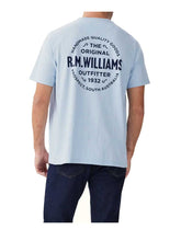 Load image into Gallery viewer, RM WILLIAMS Type t-shirt - Men&#39;s - Light Blue
