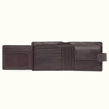 Load image into Gallery viewer, RM WILLIAMS Wallet - Mens Leather with Coin Pocket &amp; Tab - Brown
