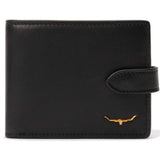 RM WILLIAMS Mens Leather Wallet with Coin Pocket & Tab - Brown