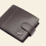 RM WILLIAMS Mens Leather Wallet with Coin Pocket & Tab - Brown