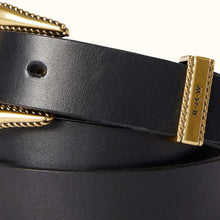 Load image into Gallery viewer, RM WILLIAMS Women&#39;s Agnes Double Butt Leather Belt - Black
