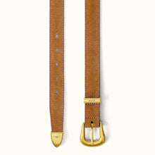 Load image into Gallery viewer, RM WILLIAMS Women&#39;s Agnes Double Butt Leather Belt - Tobacco
