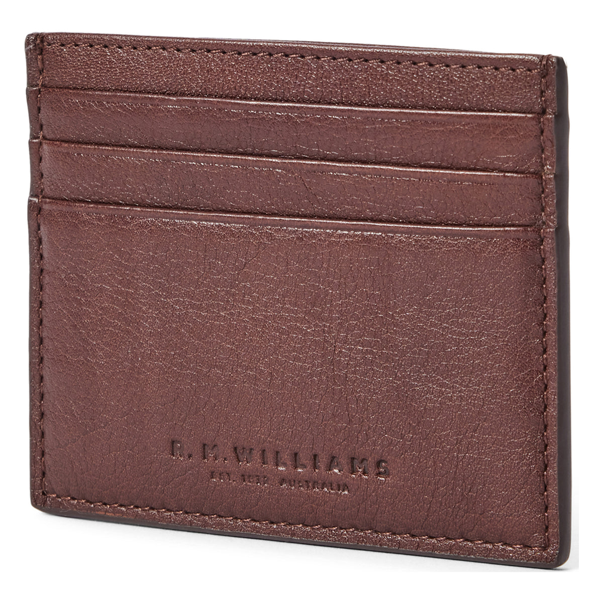 RM Williams Farrier Leather Cardholder - Whiskey, front product view