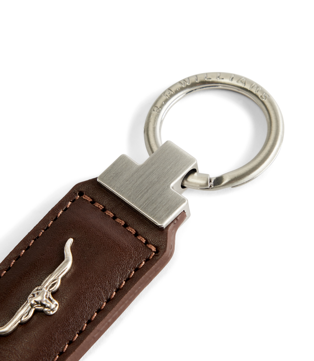 RM Williams Angaston Keyring - Dark Walnut – product view 3