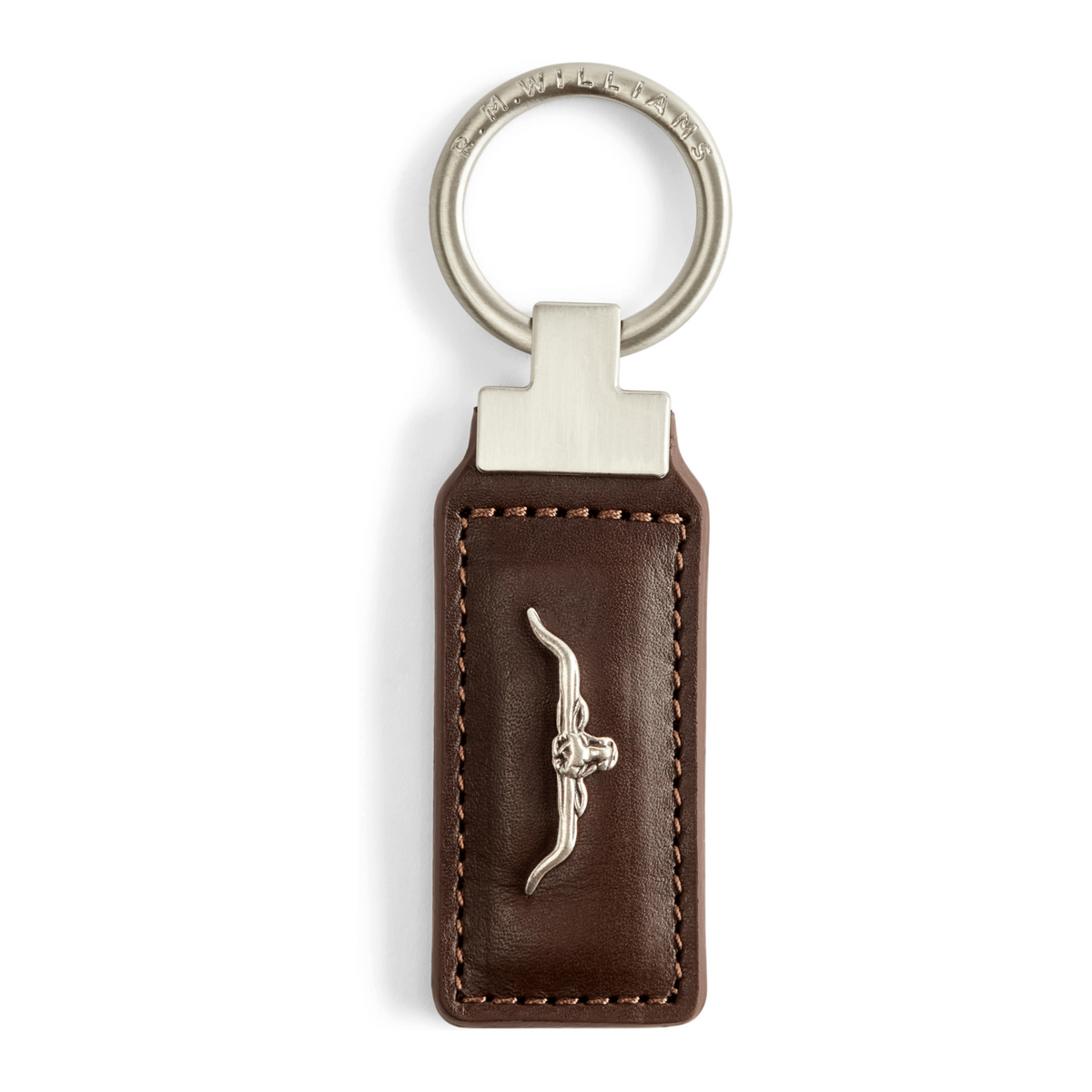 RM Williams Angaston Keyring - Dark Walnut – main product image