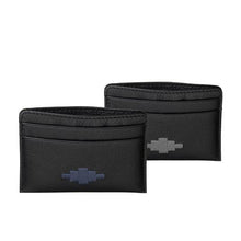Load image into Gallery viewer, PAMPEANO - Rombo Card Slip - Black Leather
