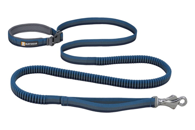 RUFFWEAR Roamer Bungee Dog Running Lead - Orion Blue