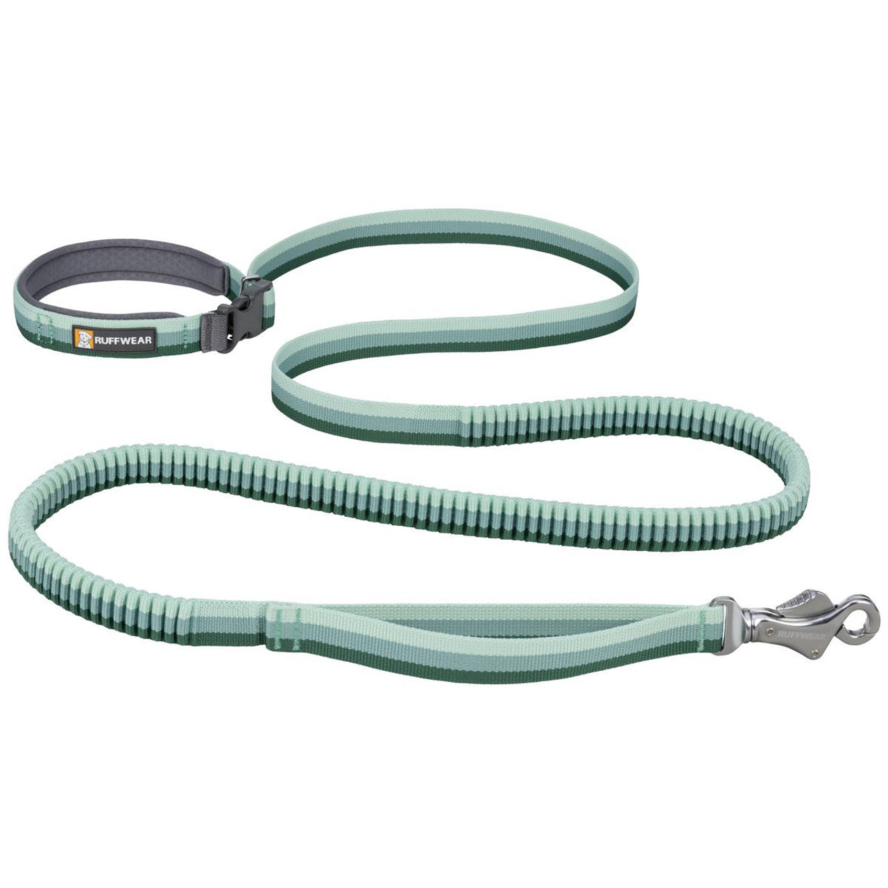 RUFFWEAR Roamer Bungee Dog Running Lead - River Rock Green