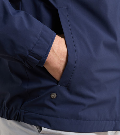 Peter Millar Ryder 3-In-1 Jacket in Navy - jacket detail