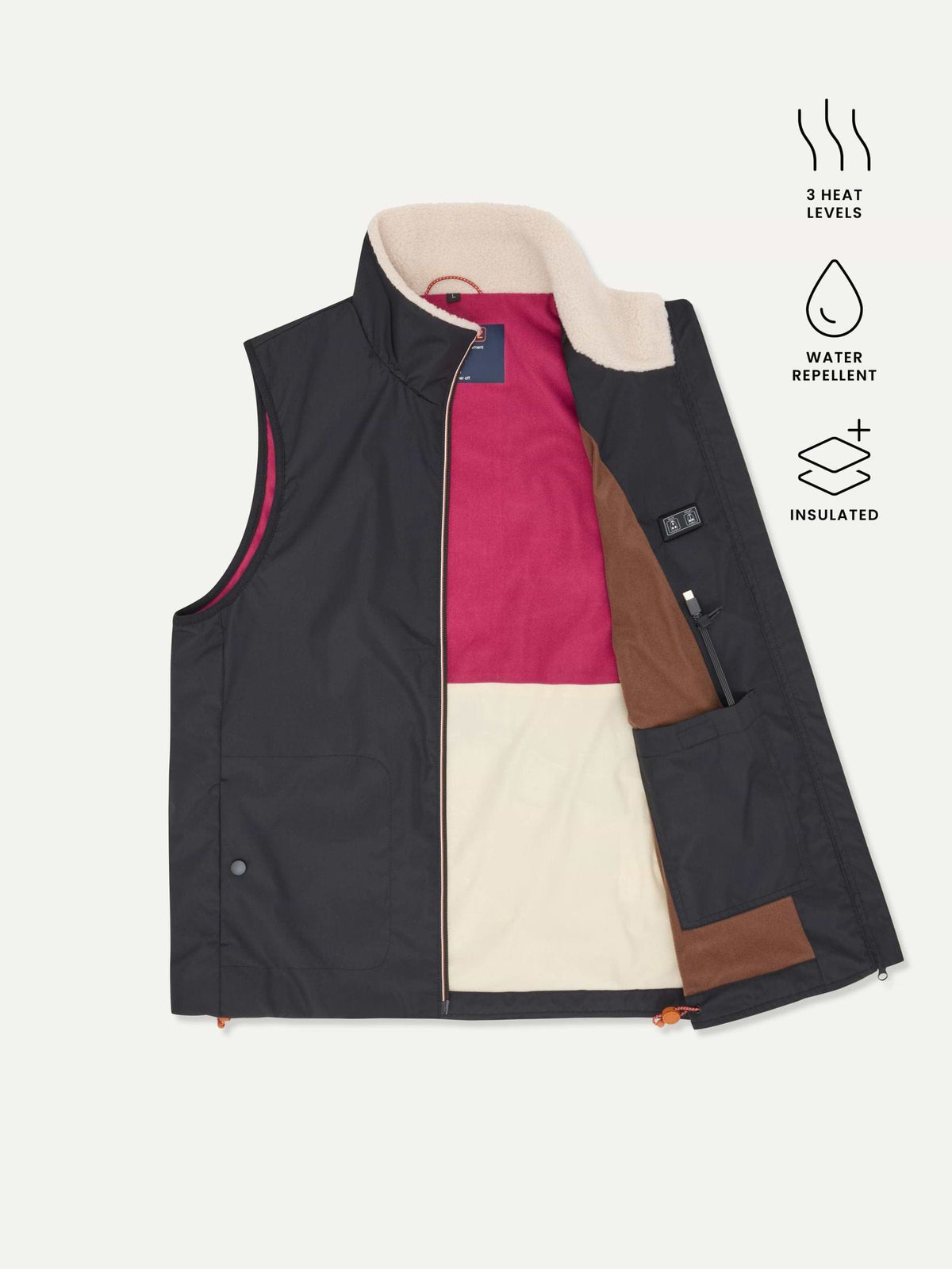SEALSKINZ Sandringham Women's Heated Water Repellent Gilet - product view 1