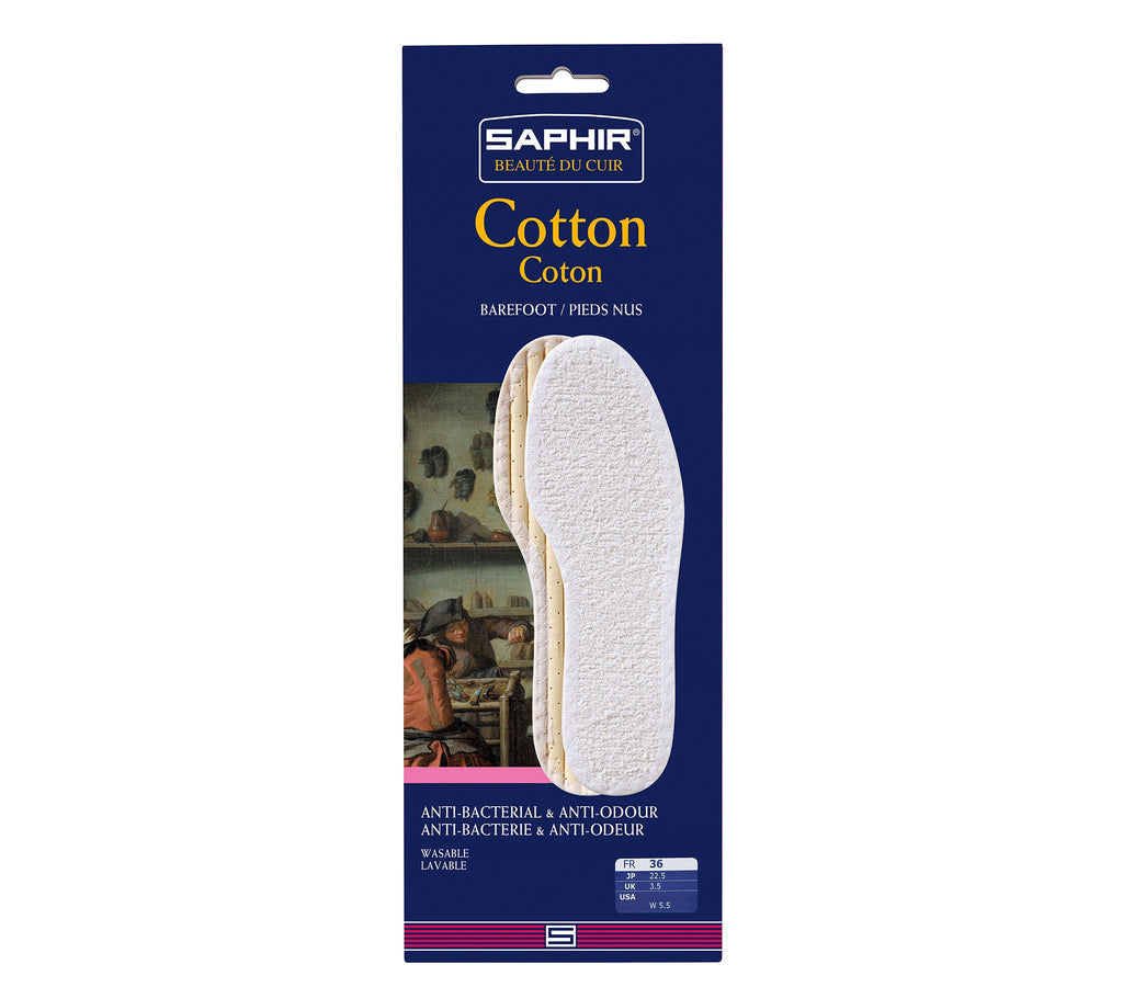 Saphir Barefoot Cotton Insoles – official product image