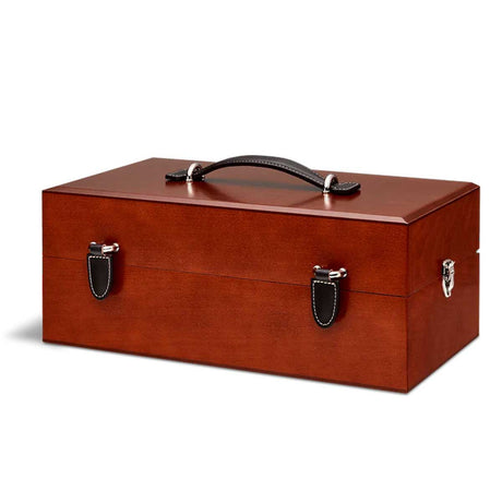 SAPHIR MÉDAILLE D'OR Mahogany Intendant Box - Full
