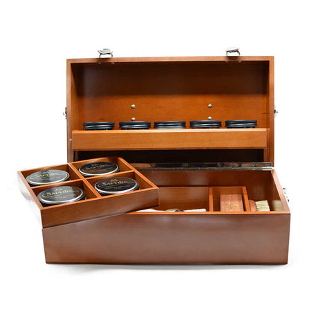 SAPHIR MÉDAILLE D'OR Mahogany Intendant Box - Full