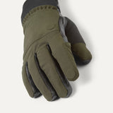 SEALSKINZ Broome Waterproof All Weather Shooting Gloves - Olive Green & Black